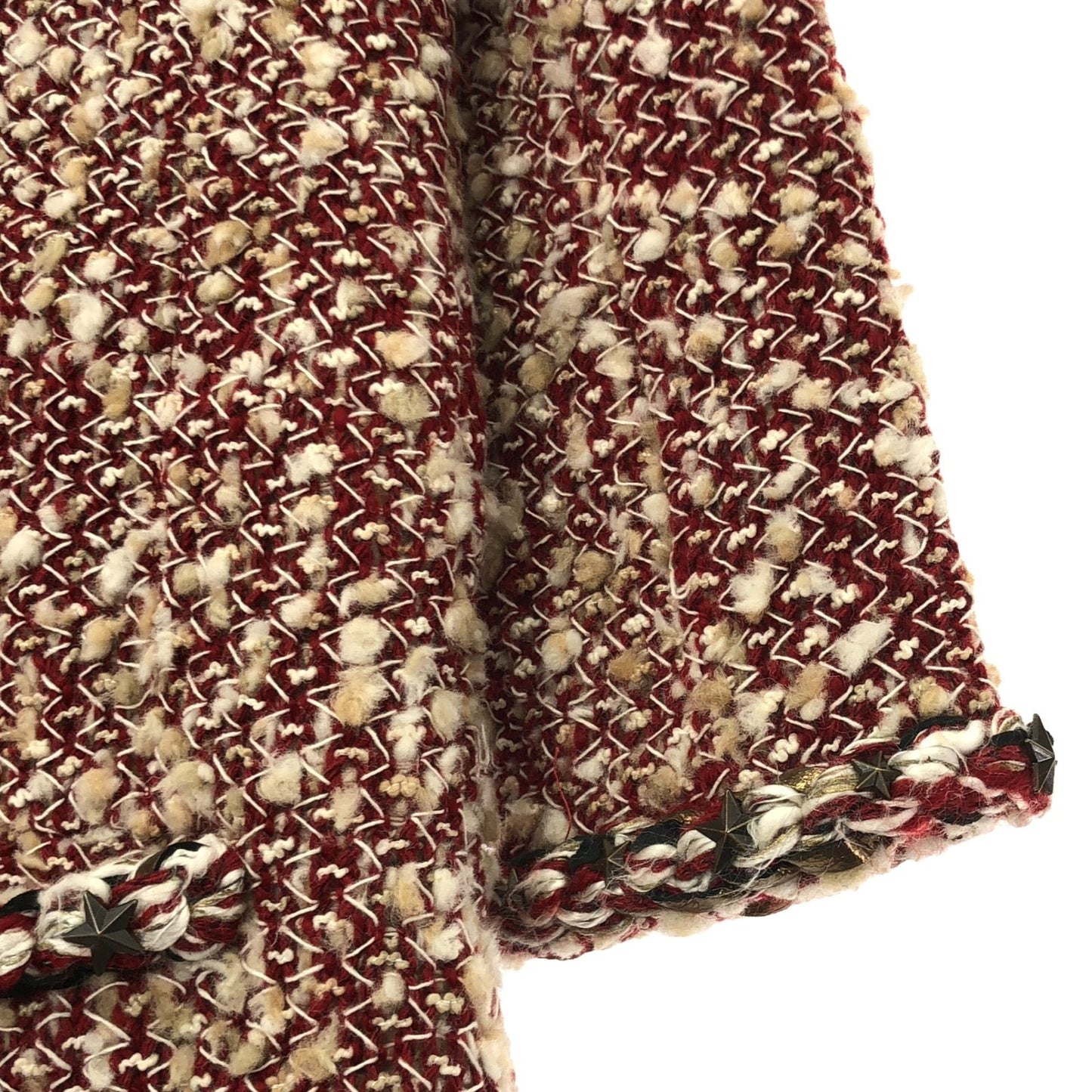 Chanel Tweed Wool Jacket Red P49462V36352