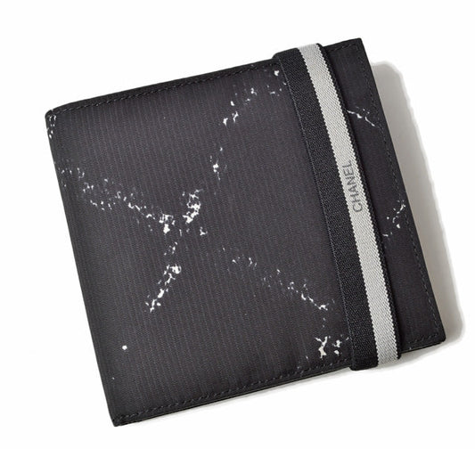 Chanel Nylon Men's Wallet Black