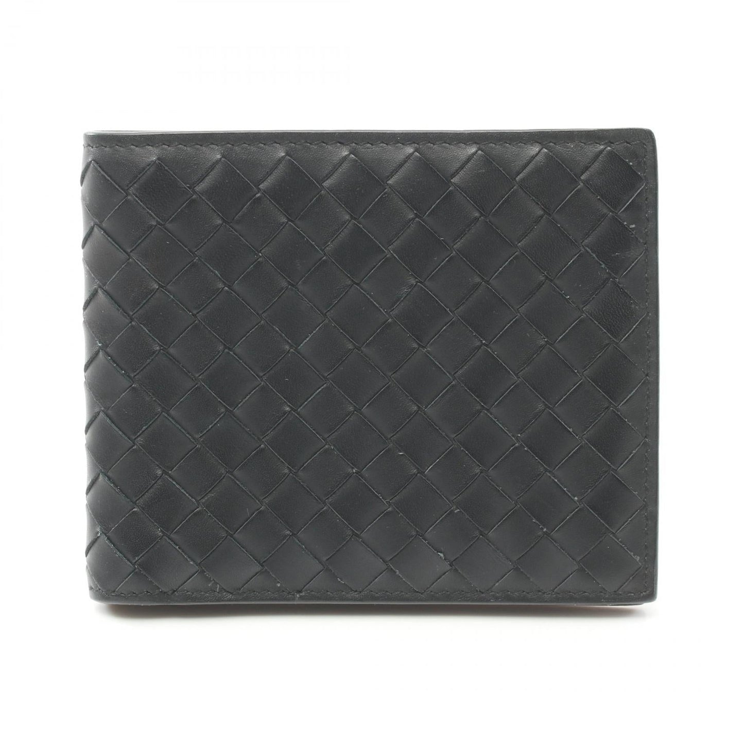 Bottega Veneta Leather Bifold Wallet Black