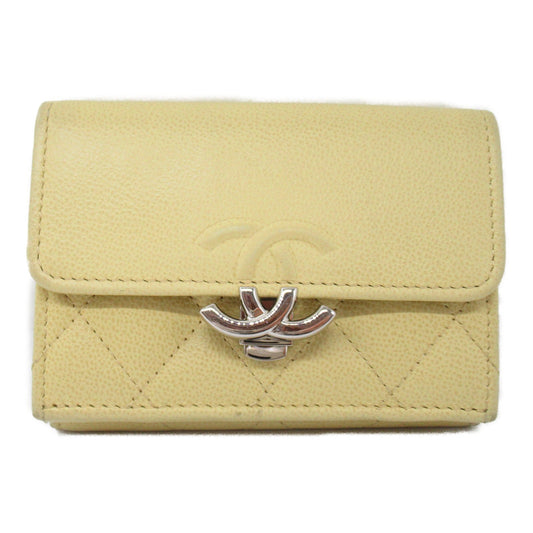 Chanel CC Three-fold Wallet Leather Short Wallet AP1173 in New Condition