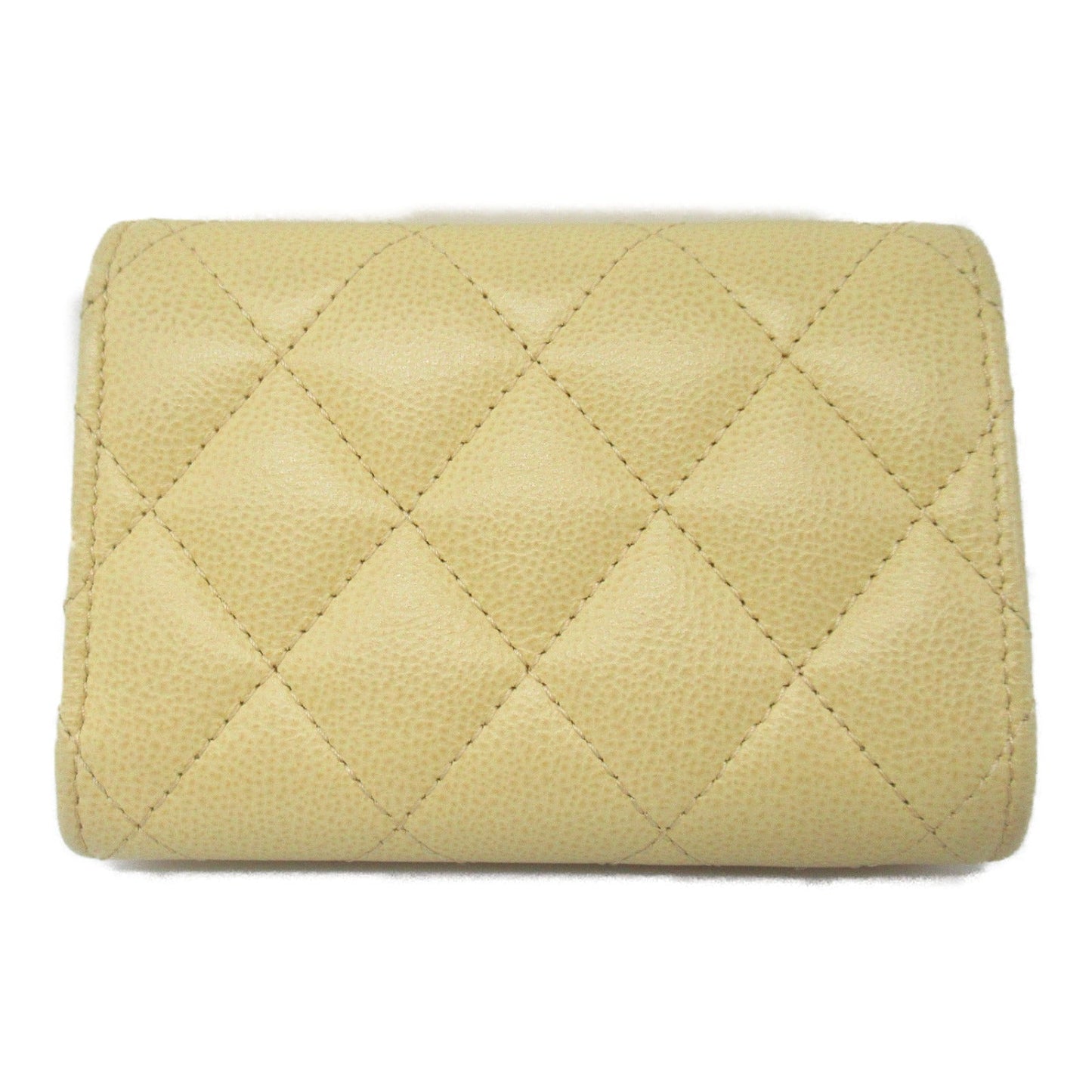 Chanel CC Three-fold Wallet Leather Short Wallet AP1173 in New Condition