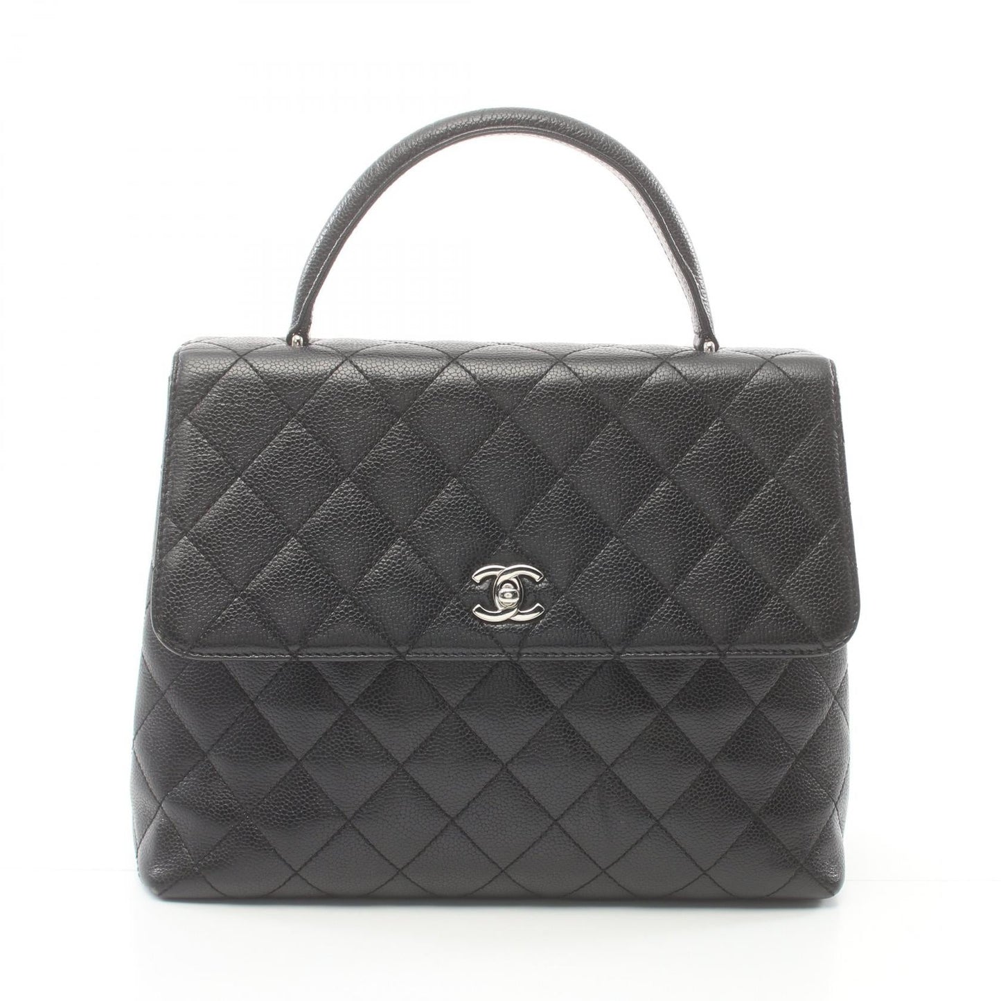 Chanel CC Caviar Matelasse Handbag Leather Handbag A12397 in New Condition