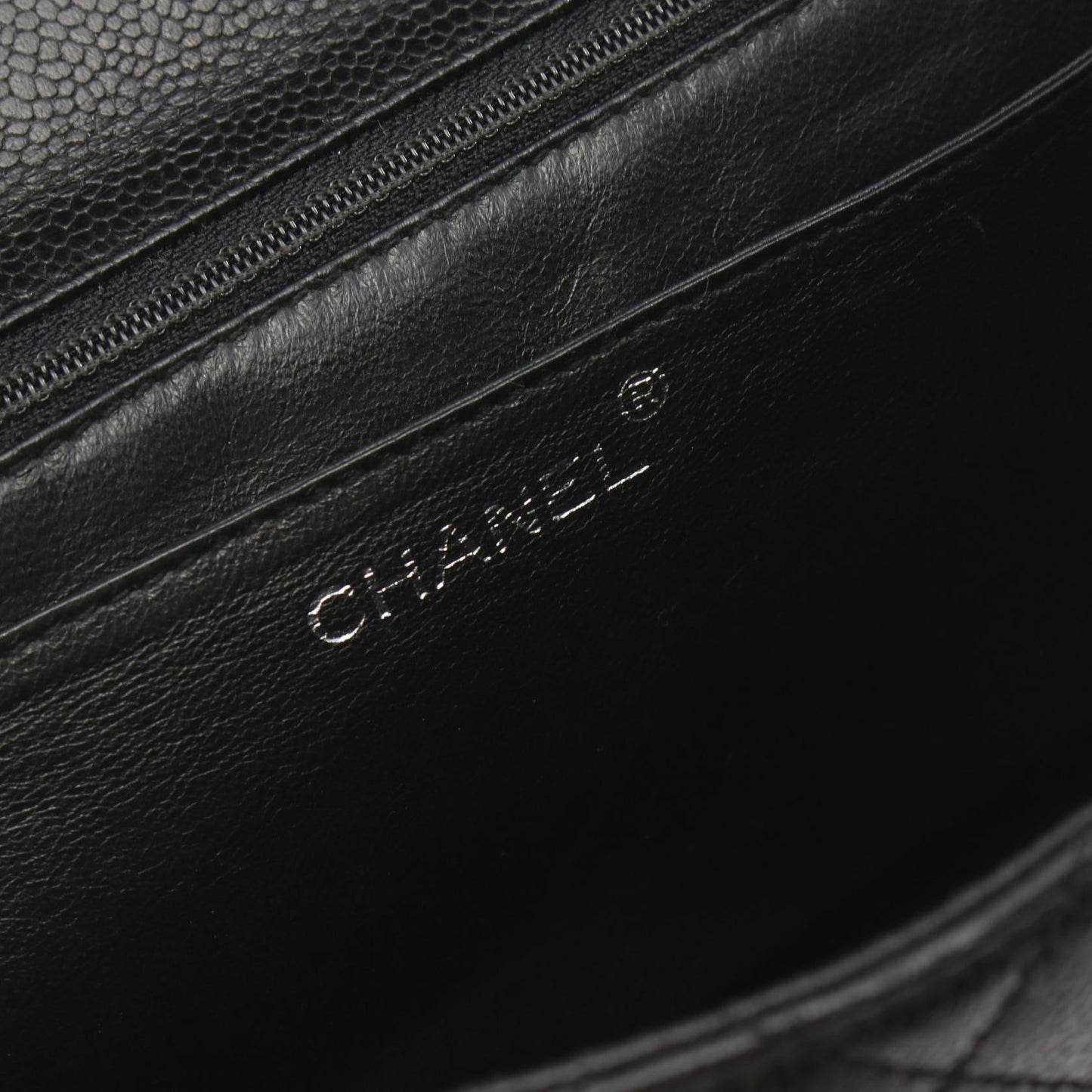 Chanel CC Caviar Matelasse Handbag Leather Handbag A12397 in New Condition