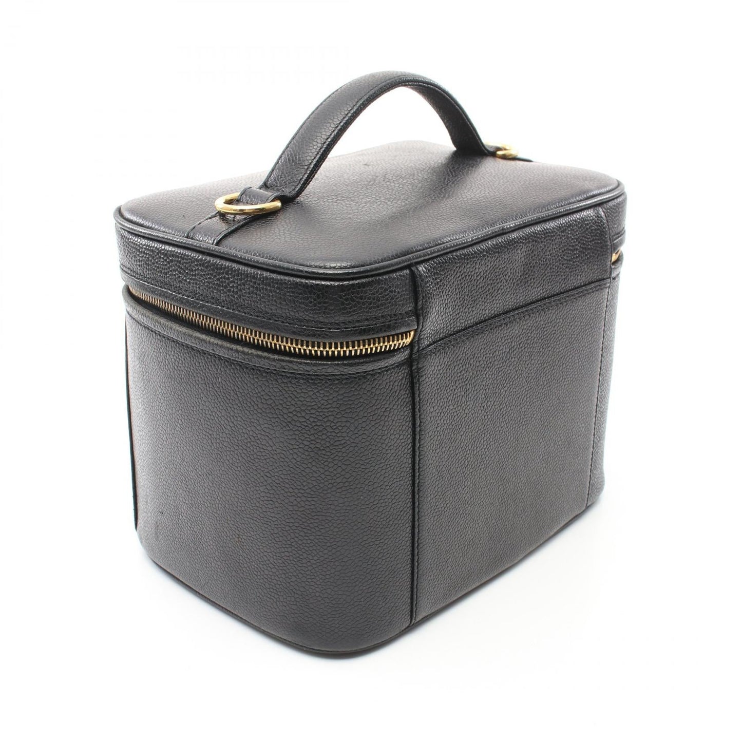 Chanel CC Caviar Vanity Handbag  Leather Handbag A06238 in New Condition