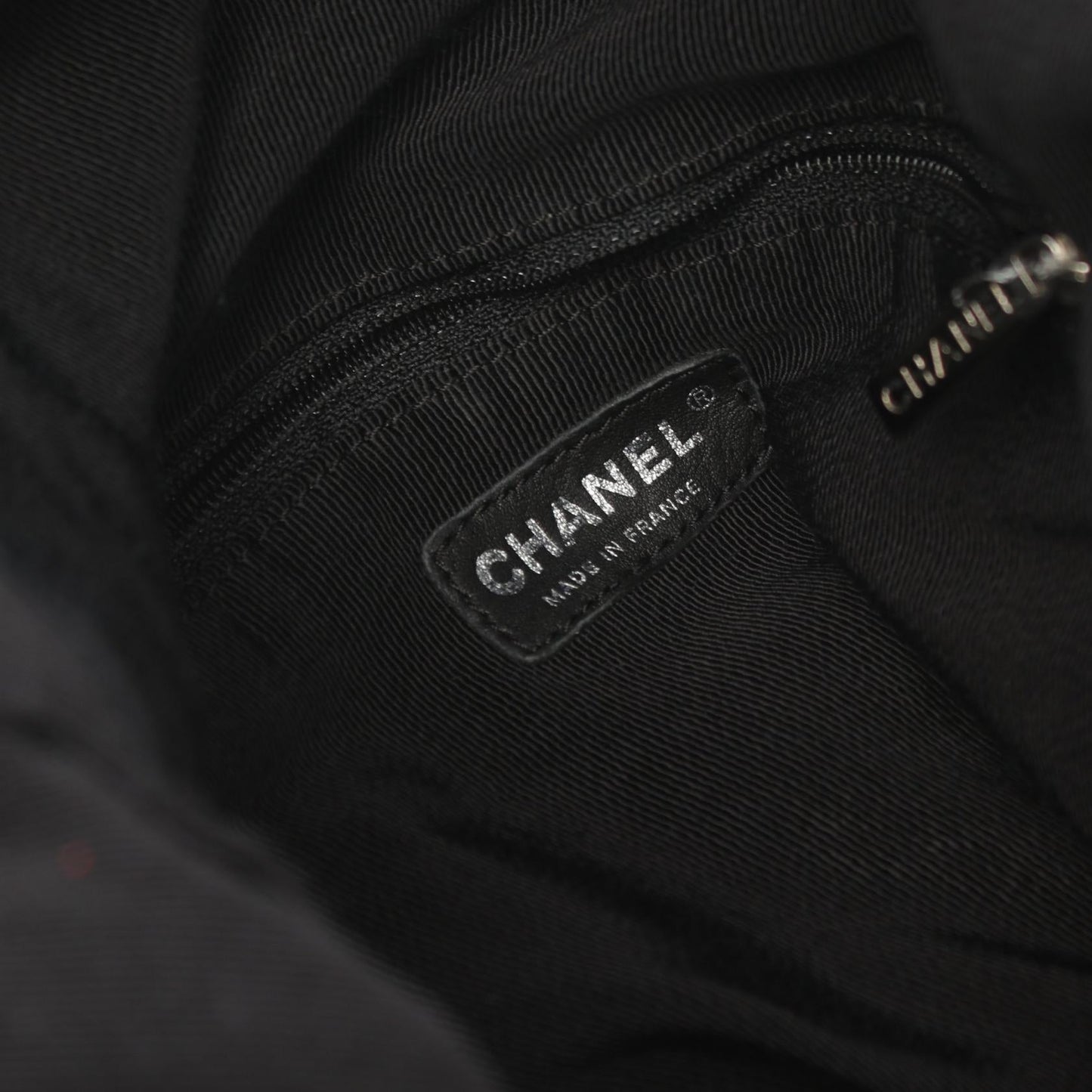 Chanel Canvas Drawstring Tote Bag Canvas Tote Bag in New Condition