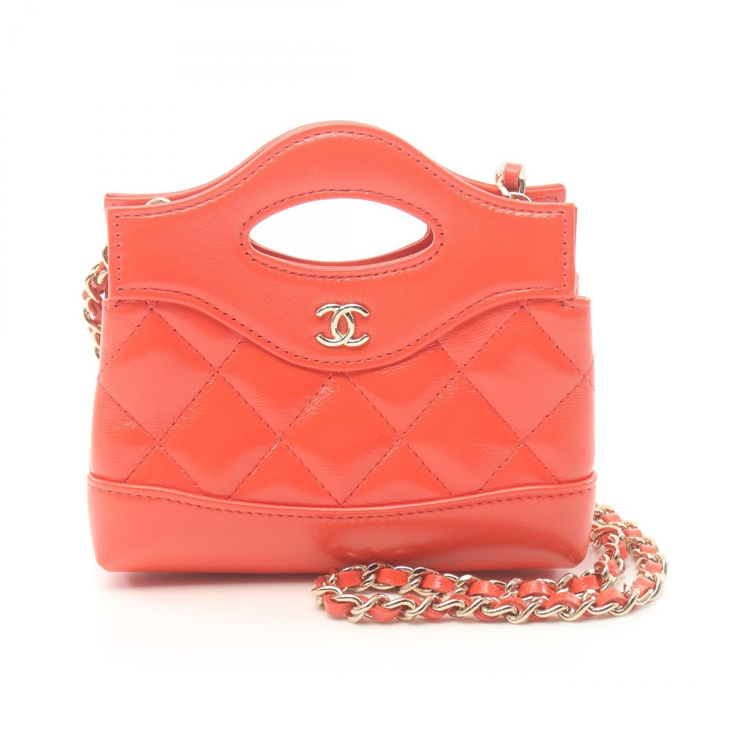 Chanel Quilted Mini 31 Shoulder Bag Leather Shoulder Bag AP3875 in New Condition