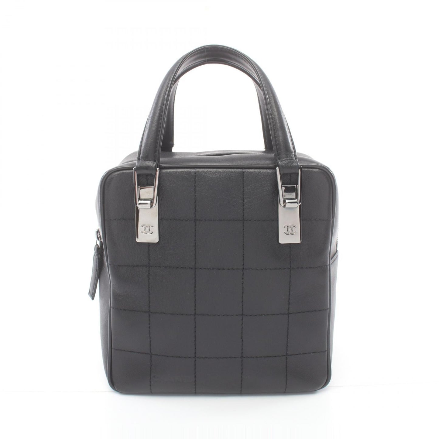 Chanel East West Chocolate Bar  Leather Handbag in New Condition