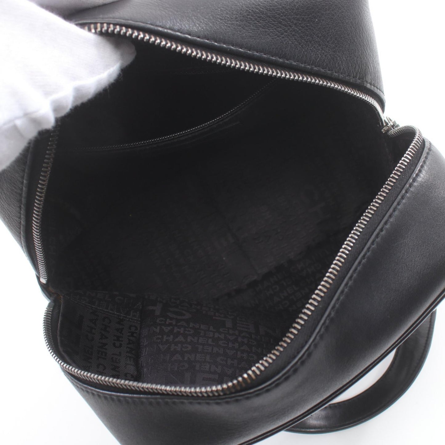 Chanel East West Chocolate Bar  Leather Handbag in New Condition