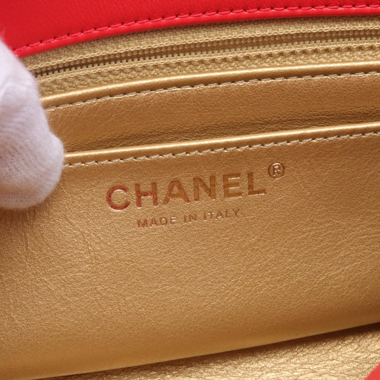 Chanel CC Pearl Crush Mini Flap Bag  Leather Shoulder Bag AS1787