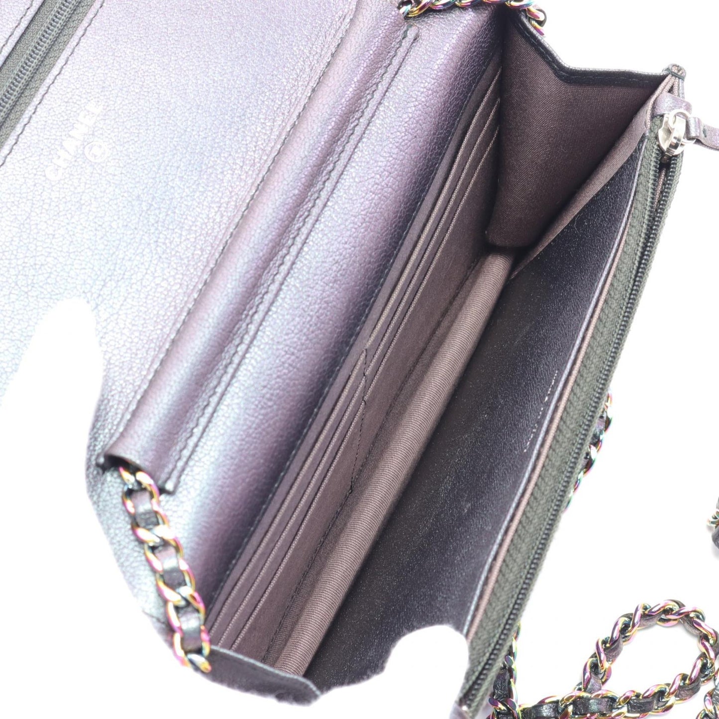 Chanel Quilted Leather Chain Flap Bag Leather Shoulder Bag in New Condition