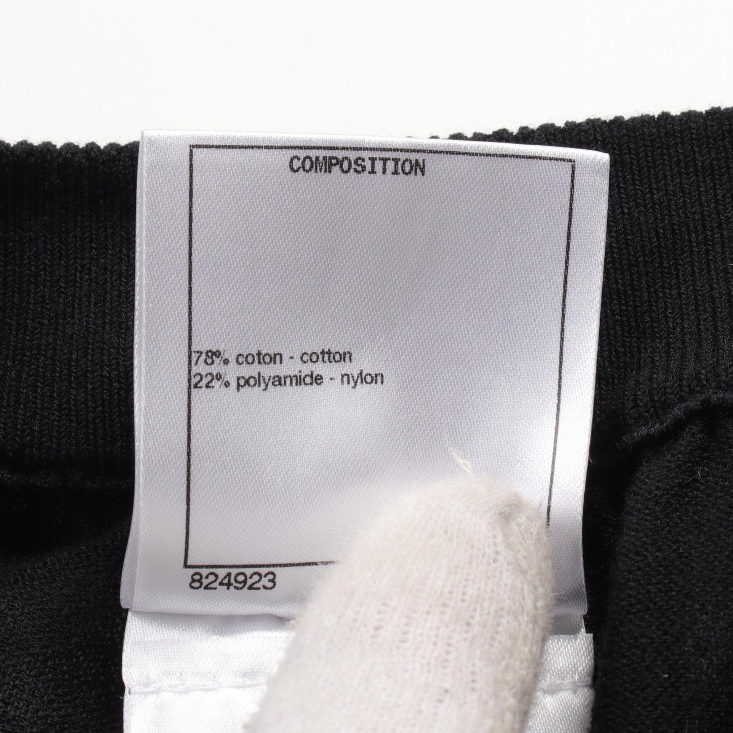 Chanel Cotton Pants Black P56217K07337