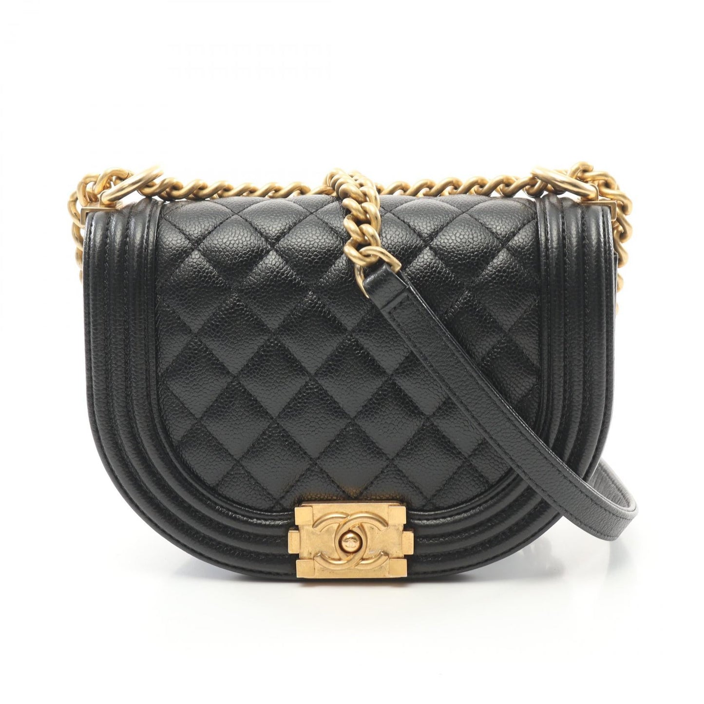 Chanel Boy Small Shoulder Bag Black Caviar