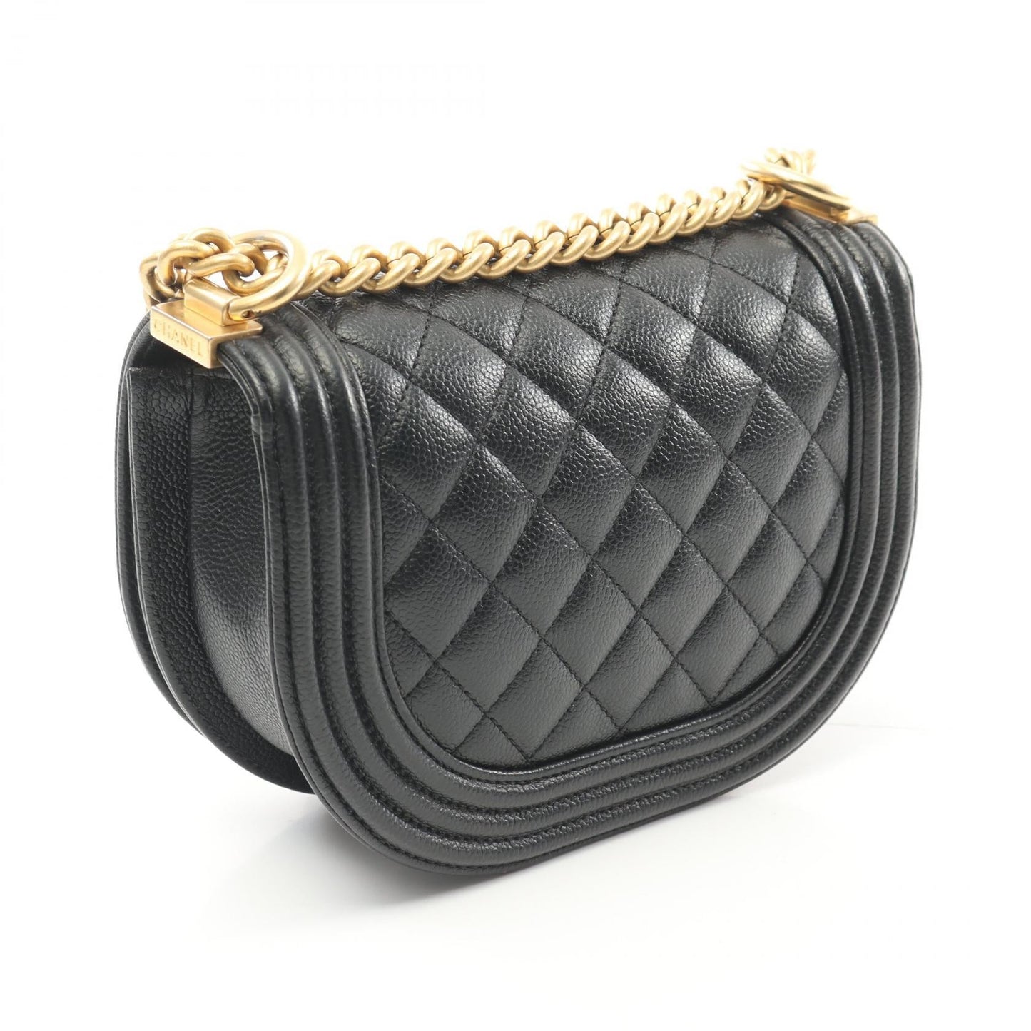 Chanel Boy Small Shoulder Bag Black Caviar