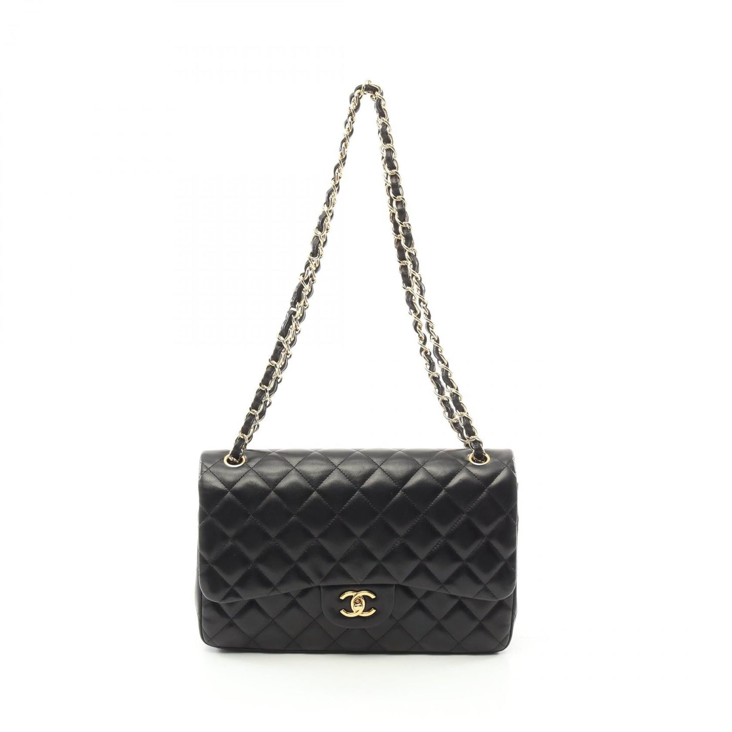 Chanel Lambskin Large Classic Flap Bag A58600