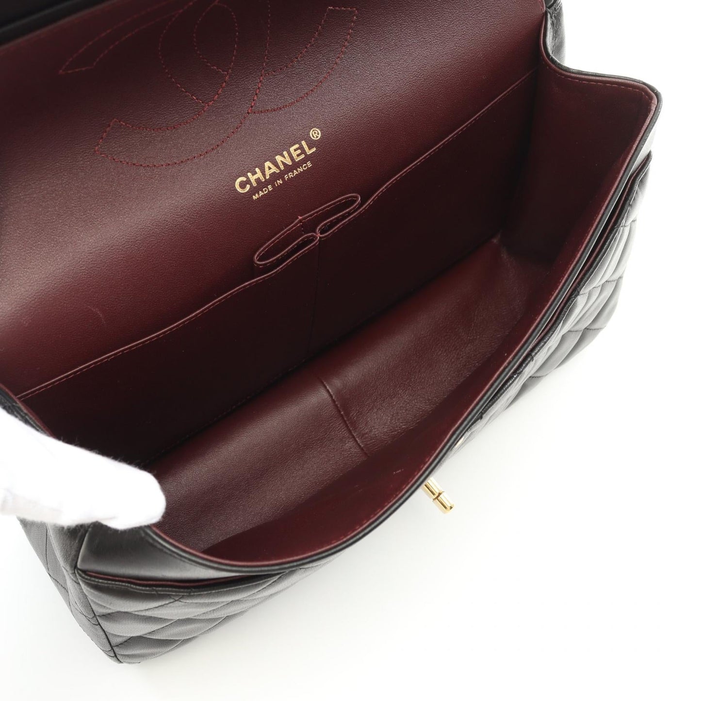 Chanel Lambskin Large Classic Flap Bag A58600