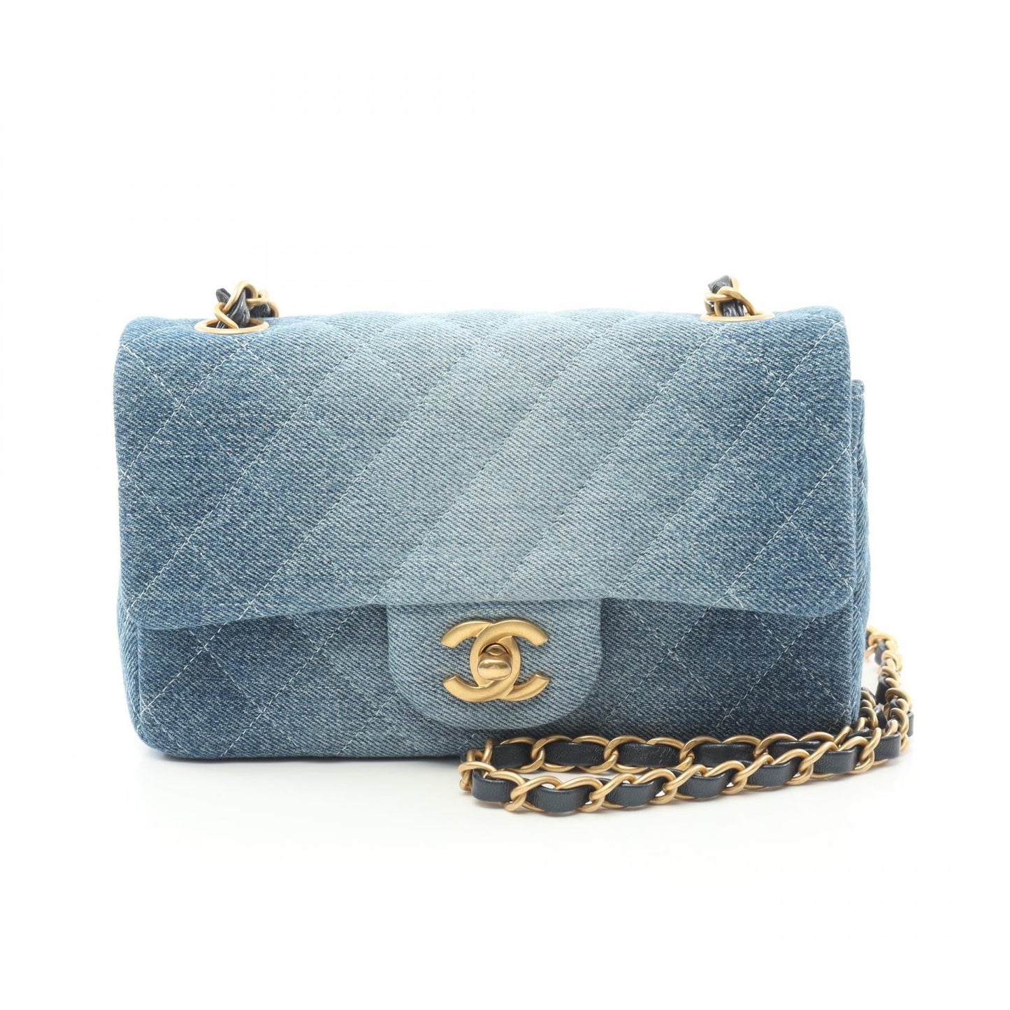 Chanel Denim Mini Matelasse Shoulder Bag