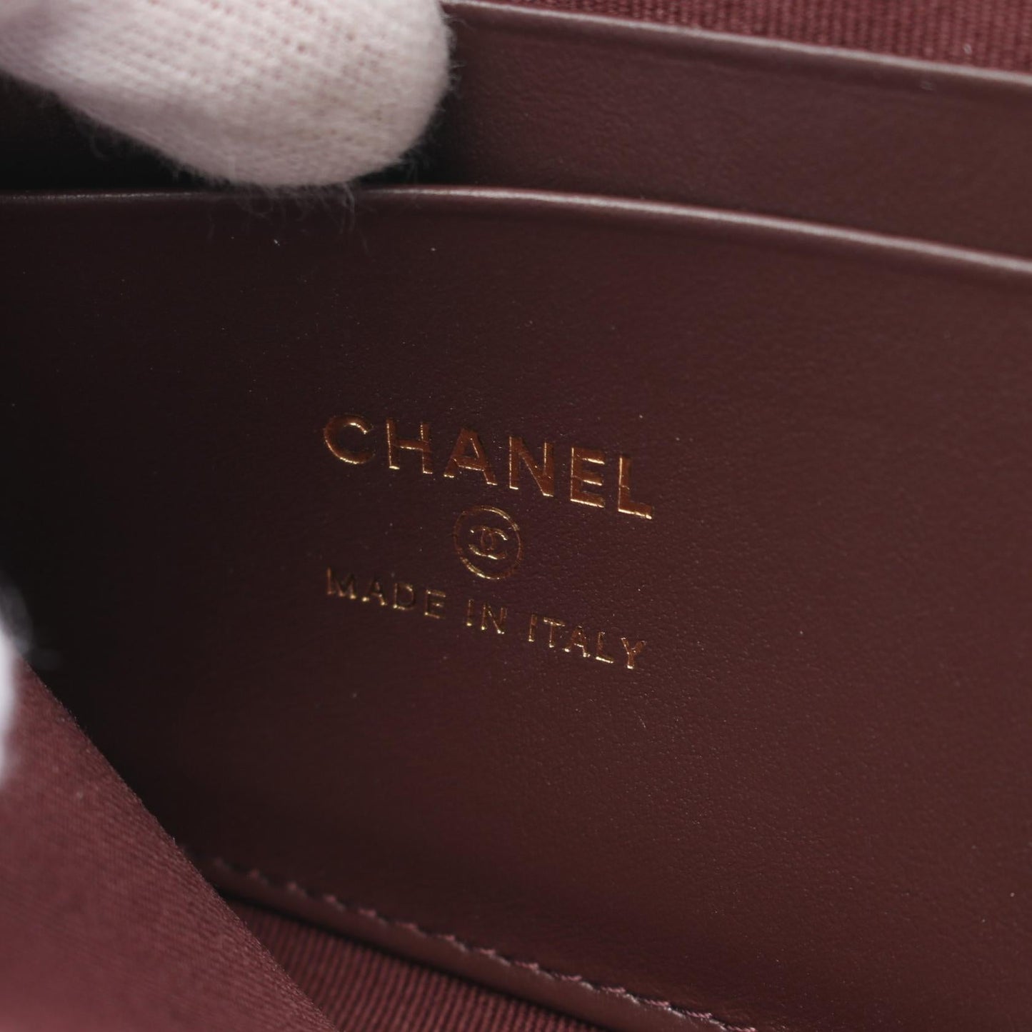 Chanel Caviar Skin Matelasse Round Wallet