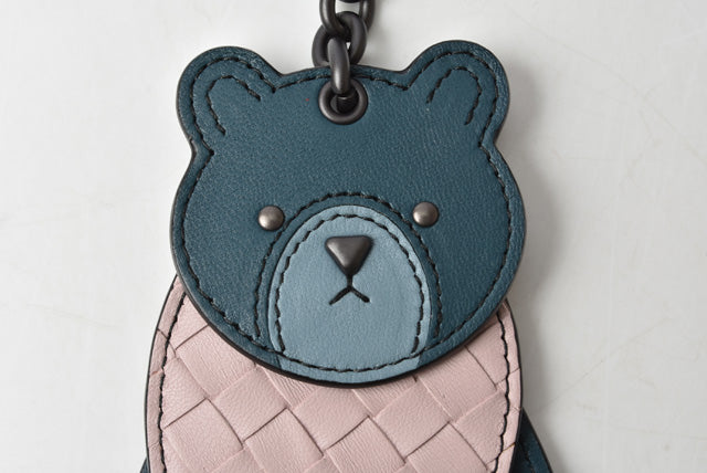 Bottega Veneta Leather Keyring/Keychain 525234