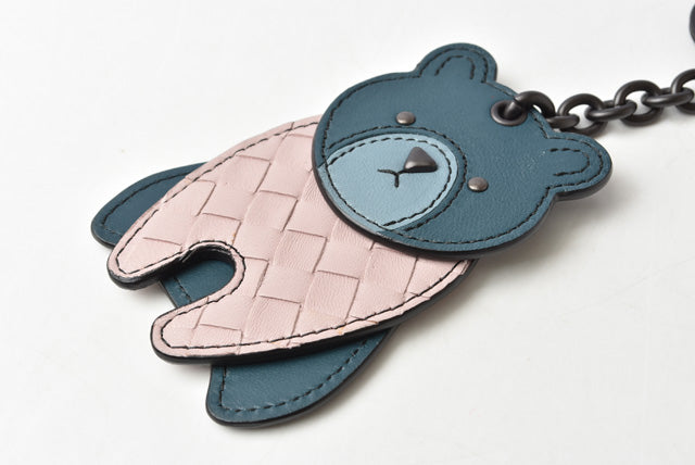 Bottega Veneta Leather Keyring/Keychain 525234