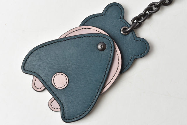 Bottega Veneta Leather Keyring/Keychain 525234