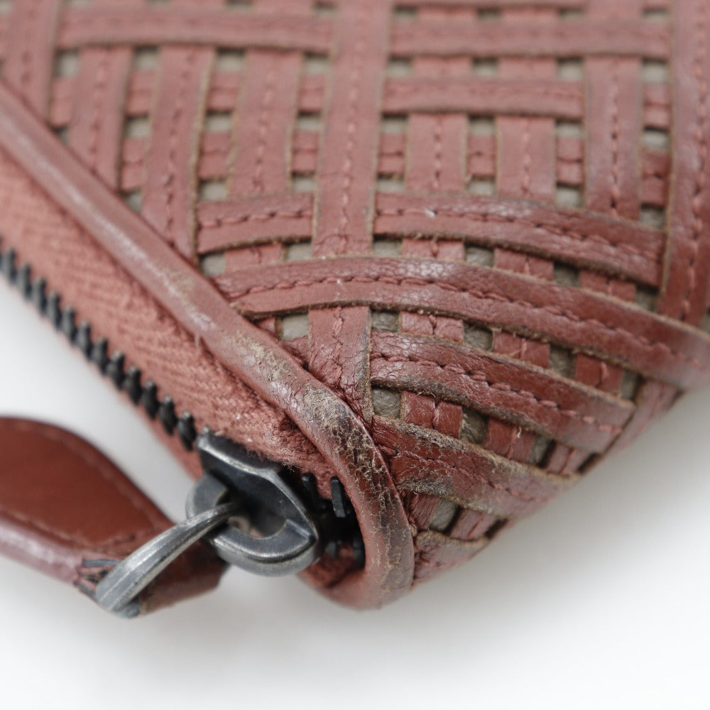 Bottega Veneta Lambskin Zip-Around Wallet