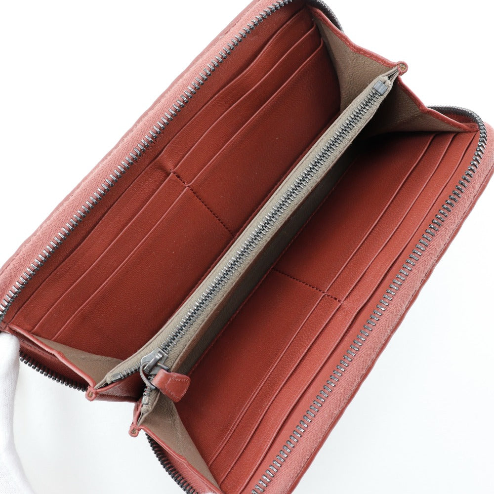 Bottega Veneta Lambskin Zip-Around Wallet