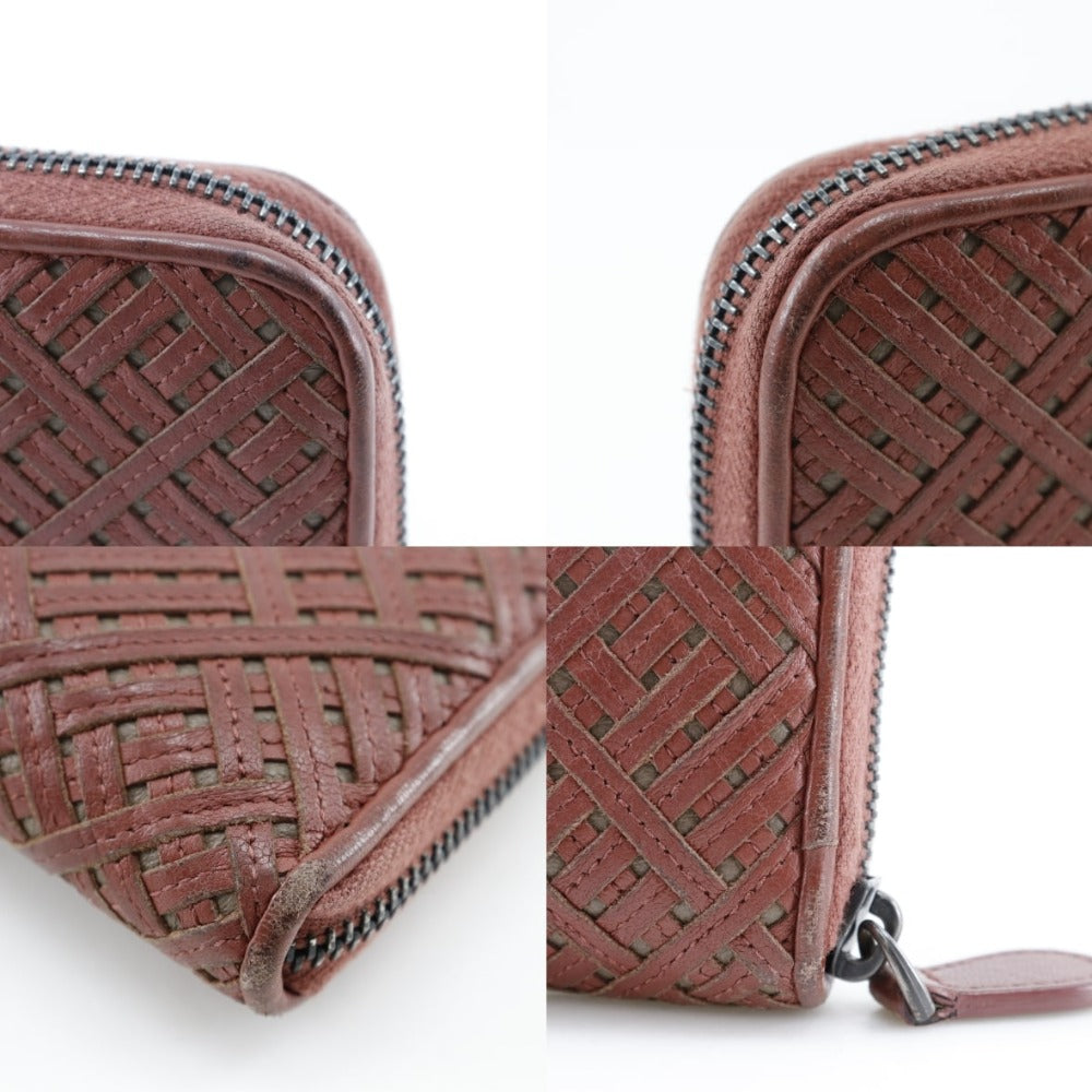 Bottega Veneta Lambskin Zip-Around Wallet