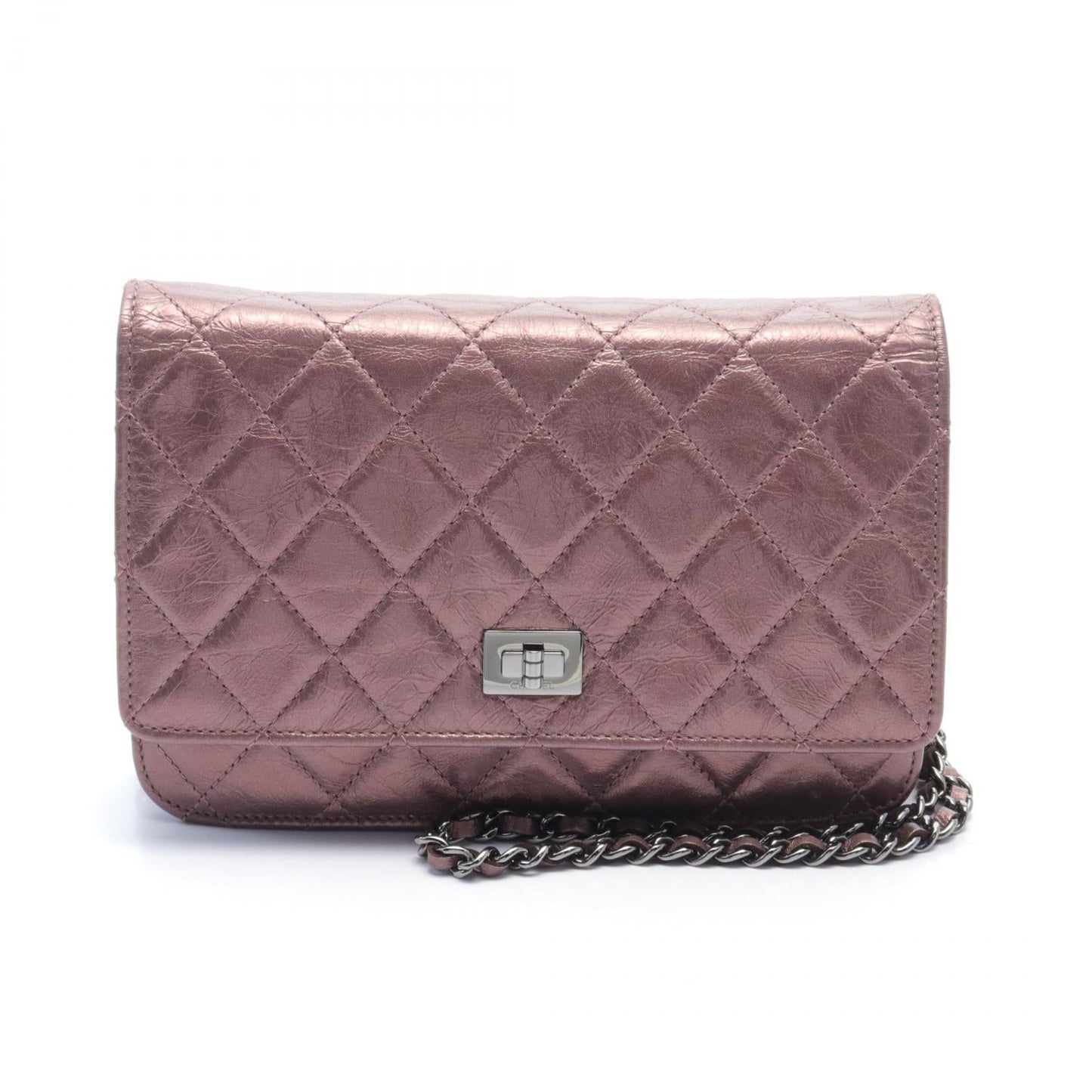Chanel Re-Issue Matelasse Wallet on Chain  Leather Other in Great Condition