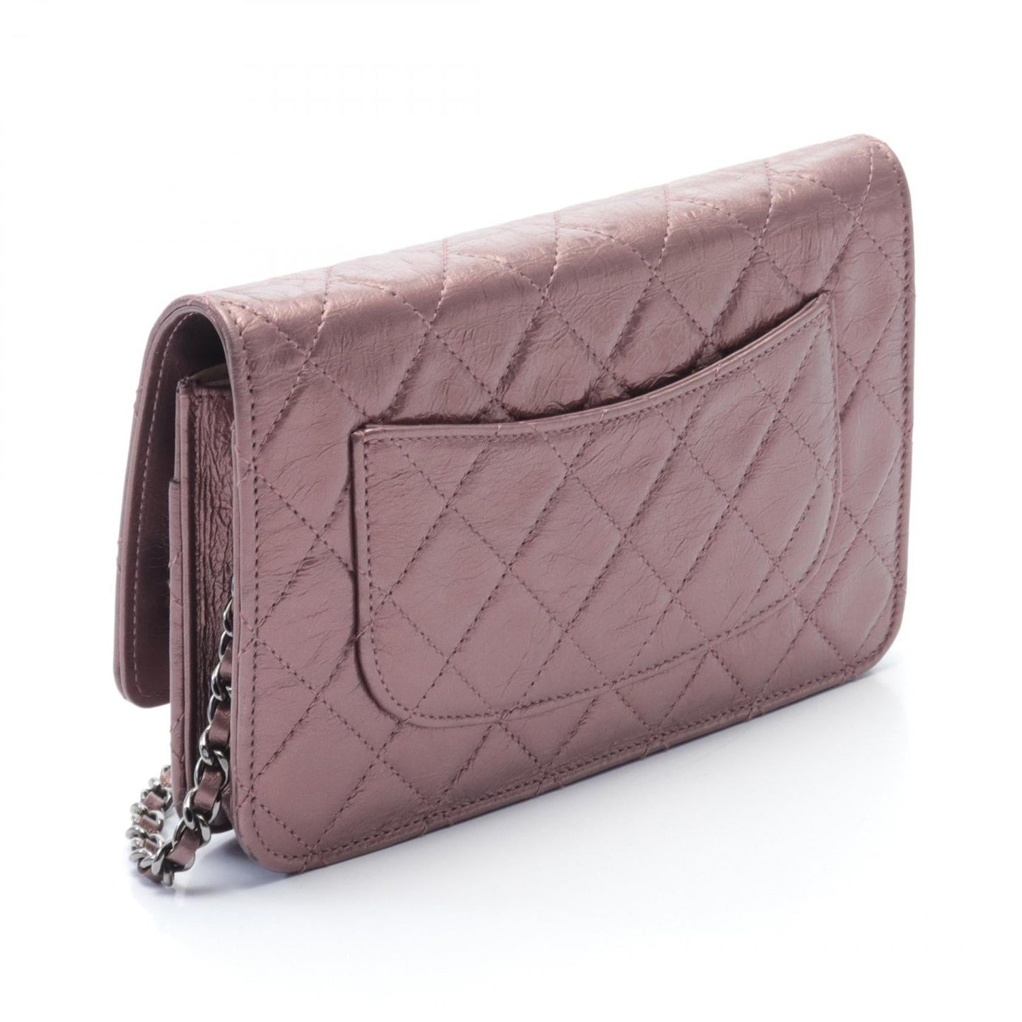 Chanel Re-Issue Matelasse Wallet on Chain  Leather Other in Great Condition