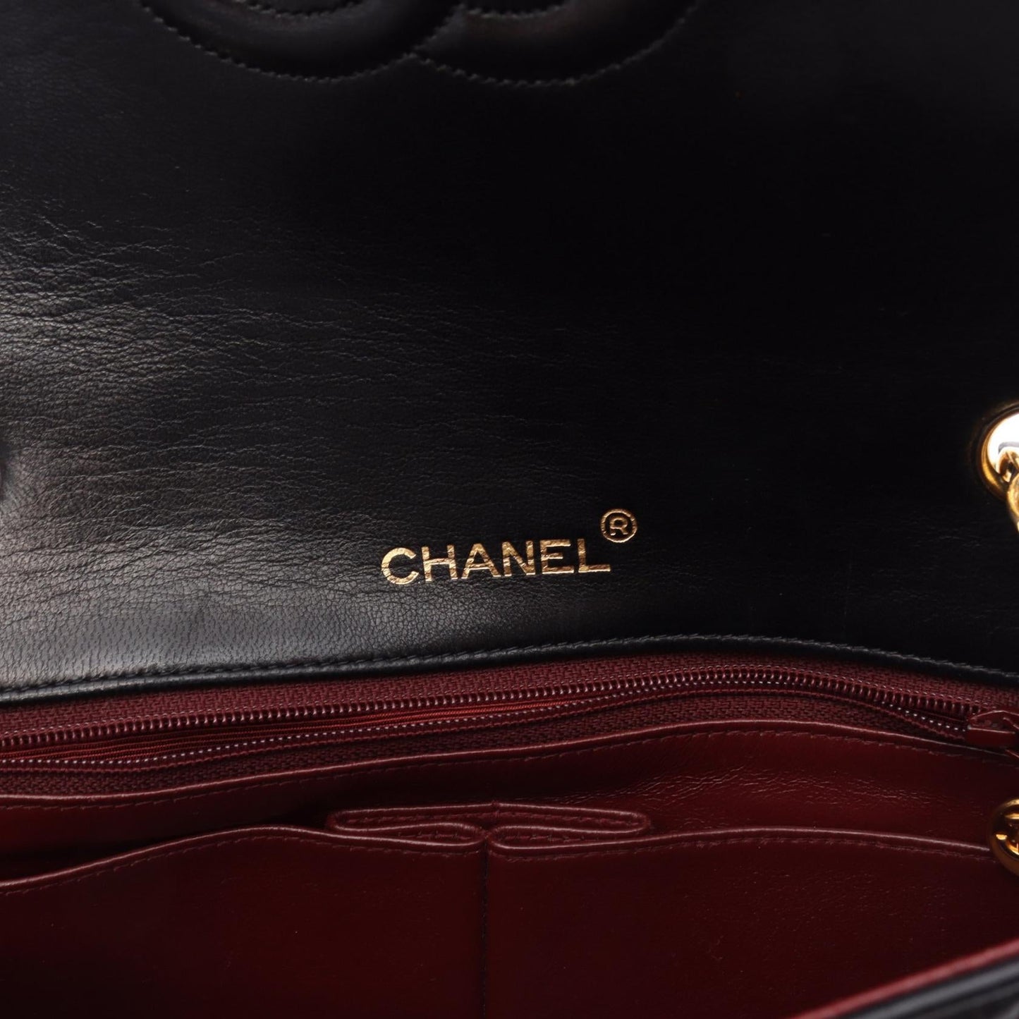 Chanel Full Flap Matelasse Shoulder Bag Leather Shoulder Bag A02500 in New Condition