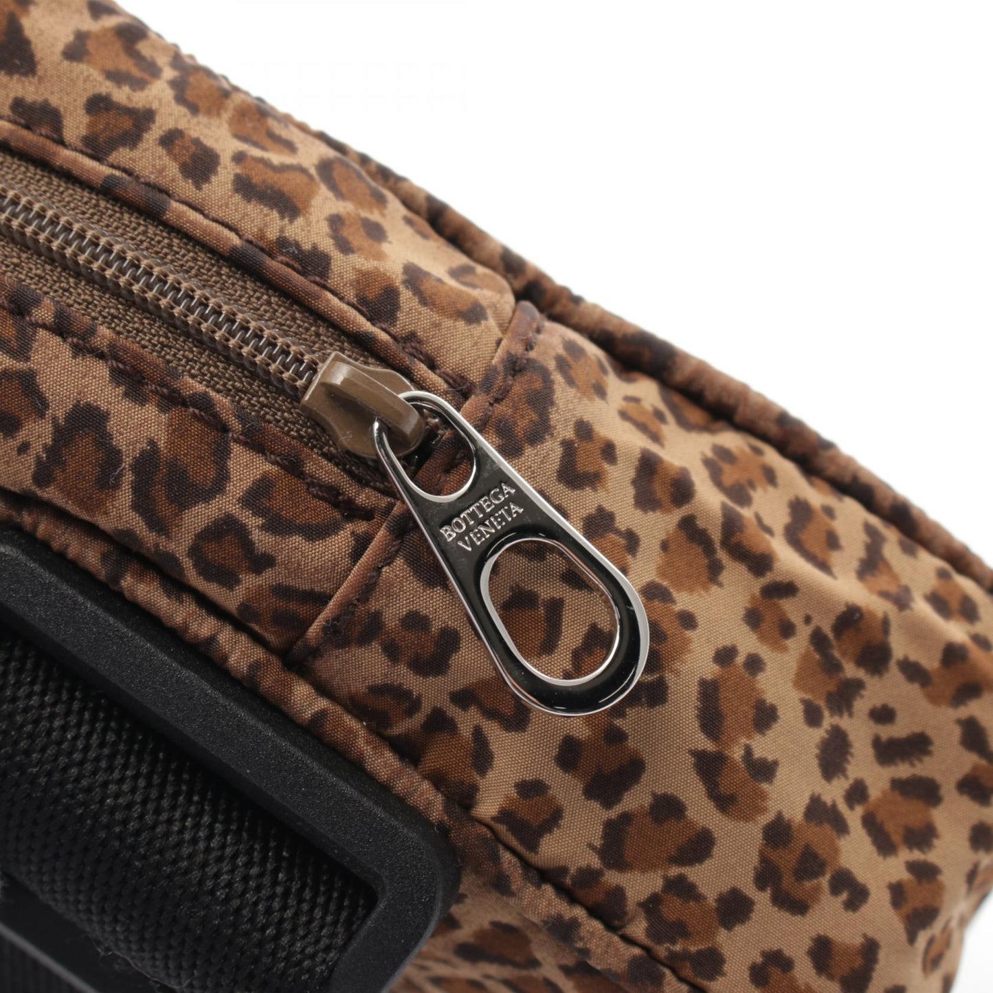 Bottega Veneta Nylon Waist Bag Brown/Black