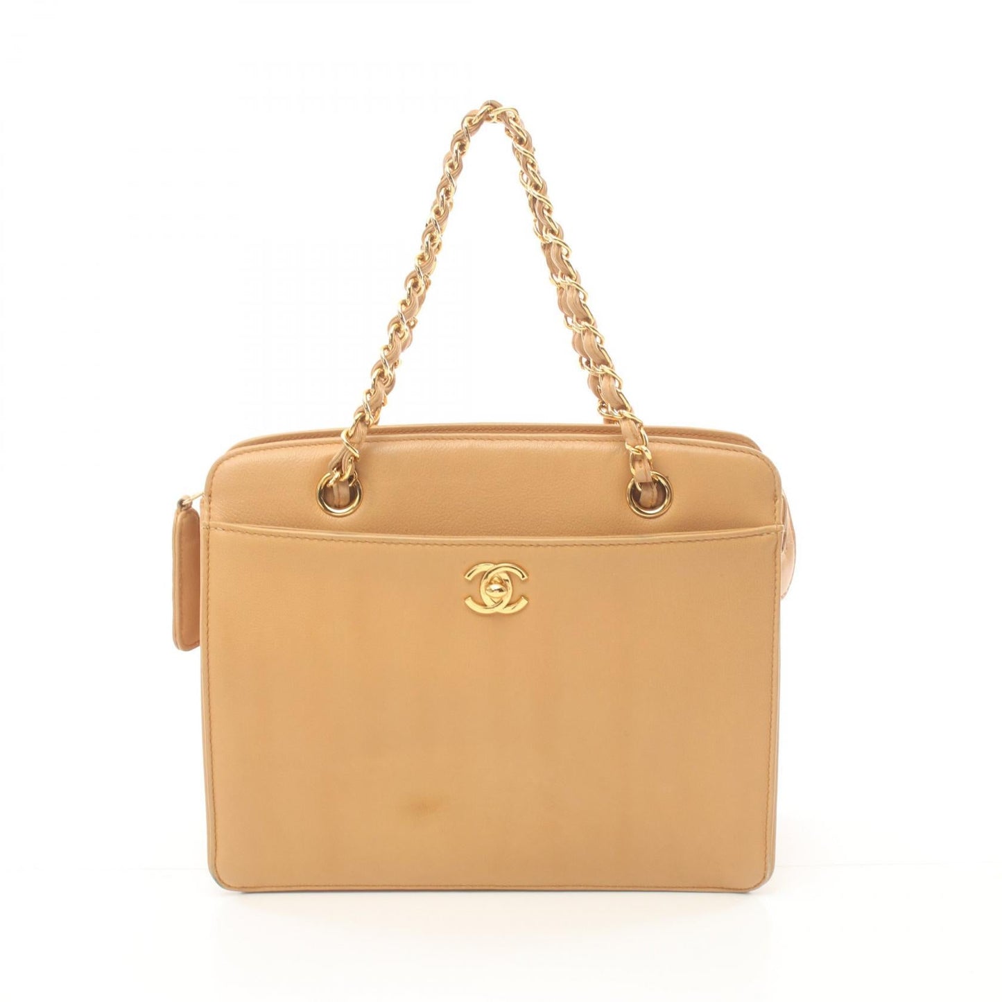 Chanel CC Frame Handbag  Leather Handbag in New Condition