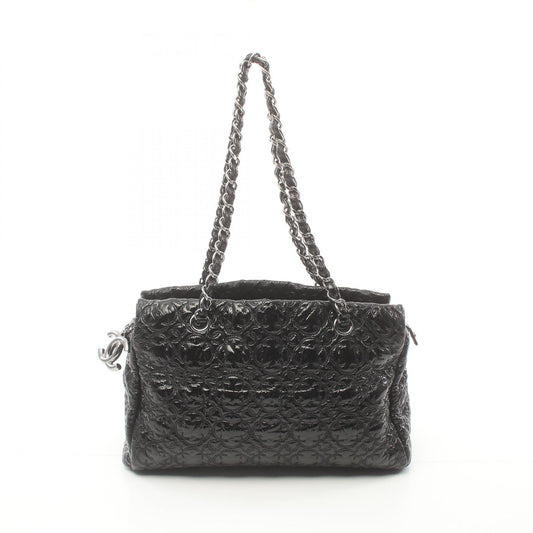 Chanel Patent Embossed Camellia Shoulder Bag  Leather Shoulder Bag 129***** in Great Condition