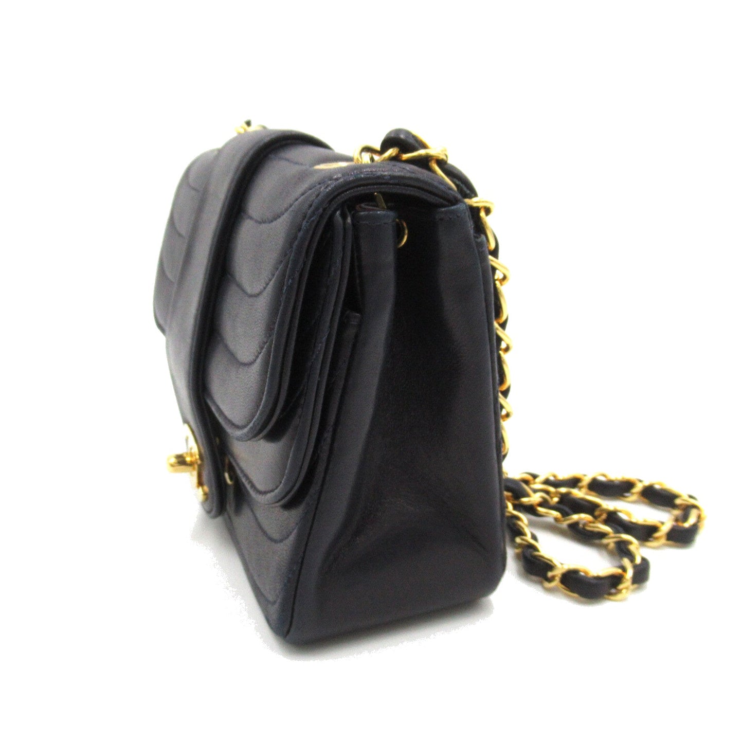 Chanel Mademoiselle Chain Shoulder Bag Leather Shoulder Bag 2417331 in New Condition