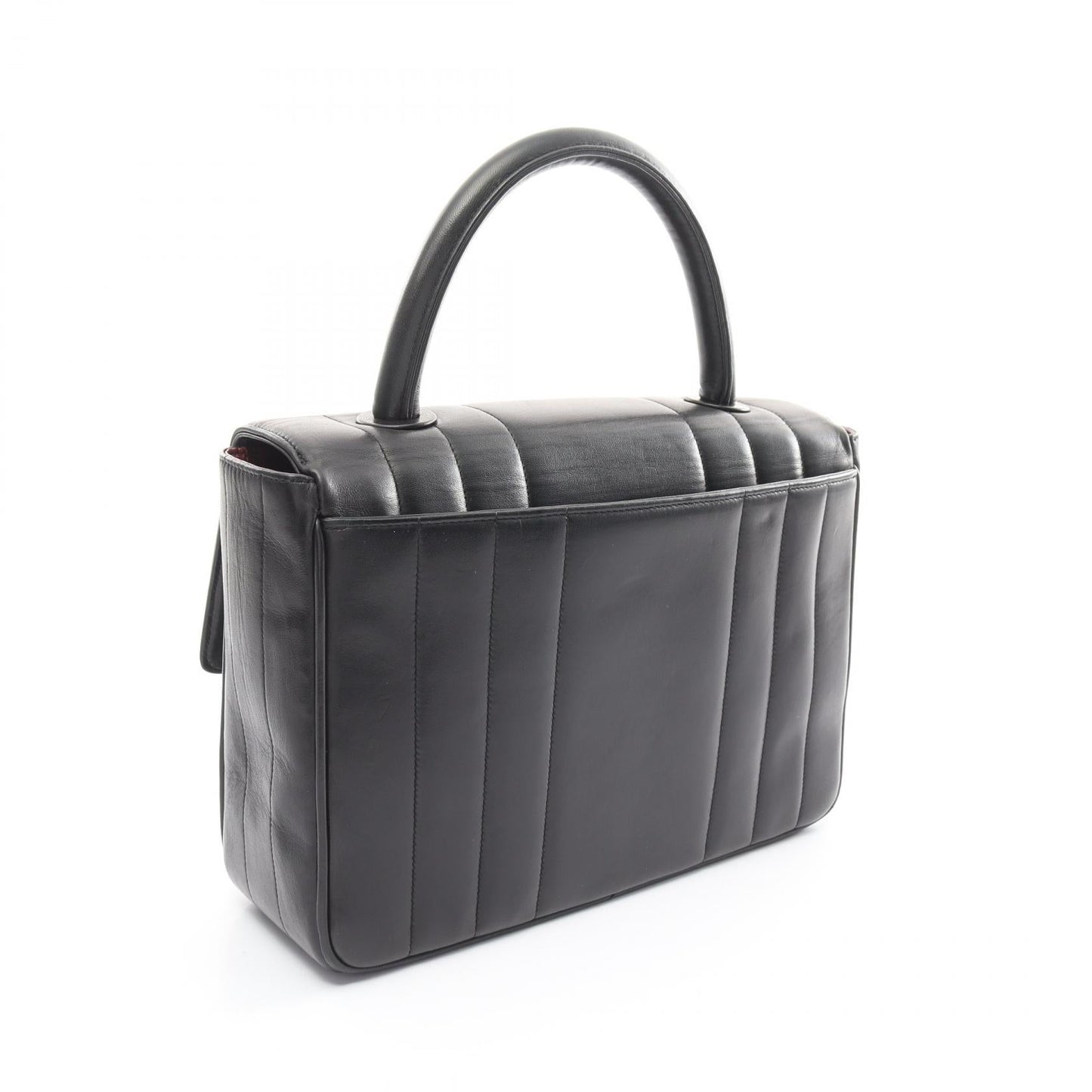 Chanel Mademoiselle Hand Bag Leather Handbag 3357090 in New Condition