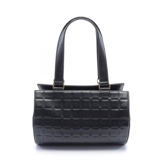 Chanel Leather Chocolate Bar Barrel Bag Leather Handbag in New Condition