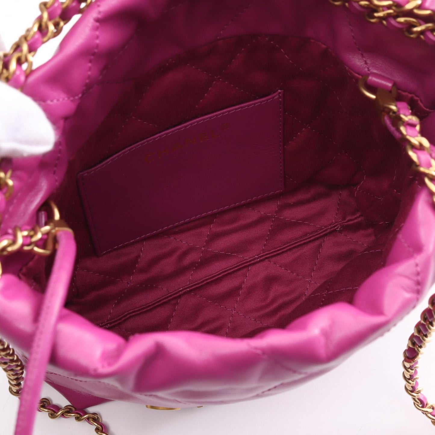 Chanel Leather Chanel 22 Mini Handbag Leather Handbag