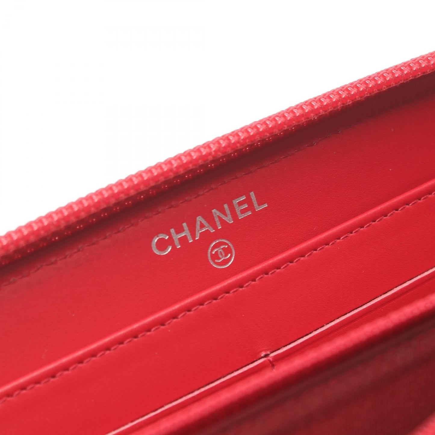 Chanel CC Caviar Long Wallet  Leather Long Wallet in New Condition