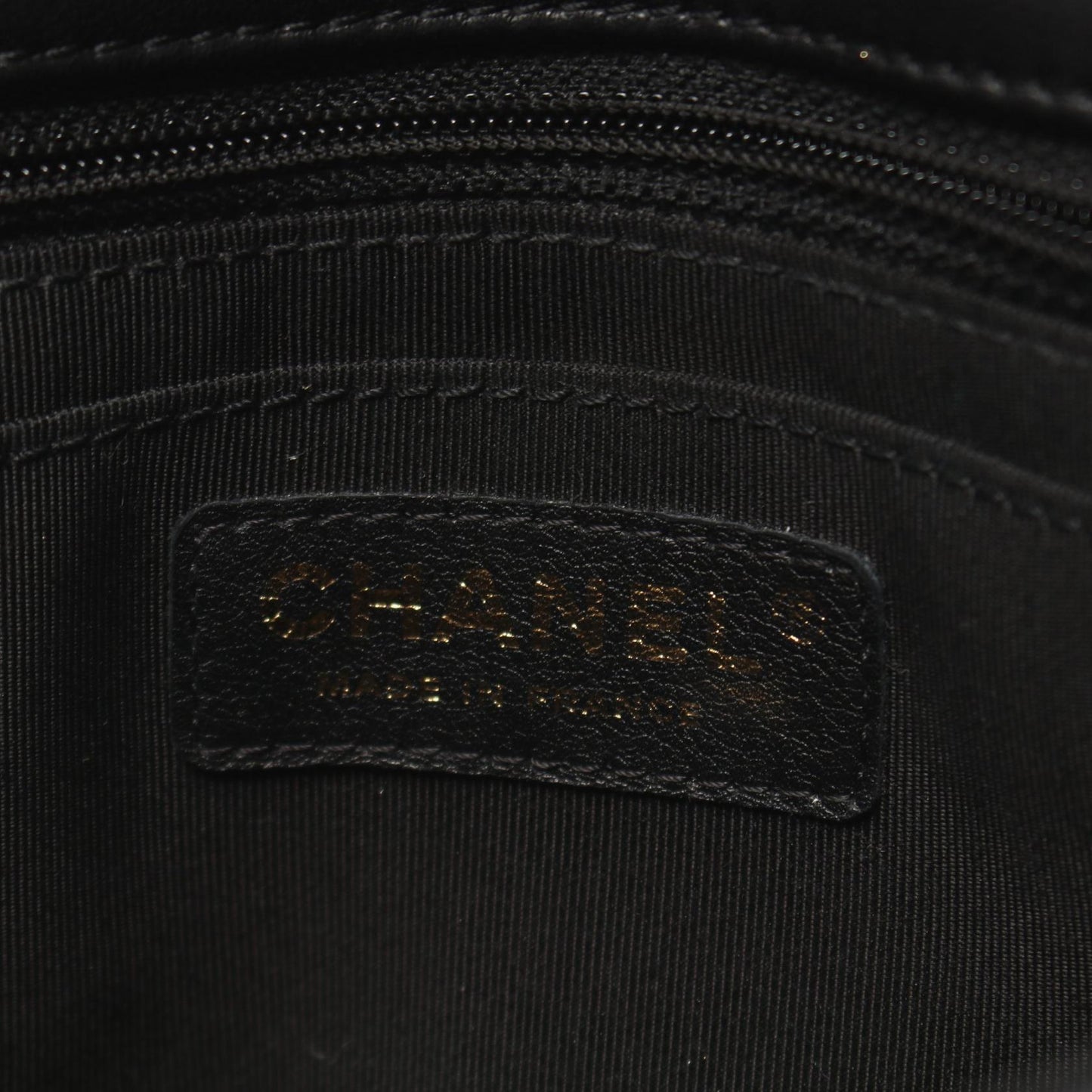 Chanel Matelasse Lambskin Shoulder Bag Black