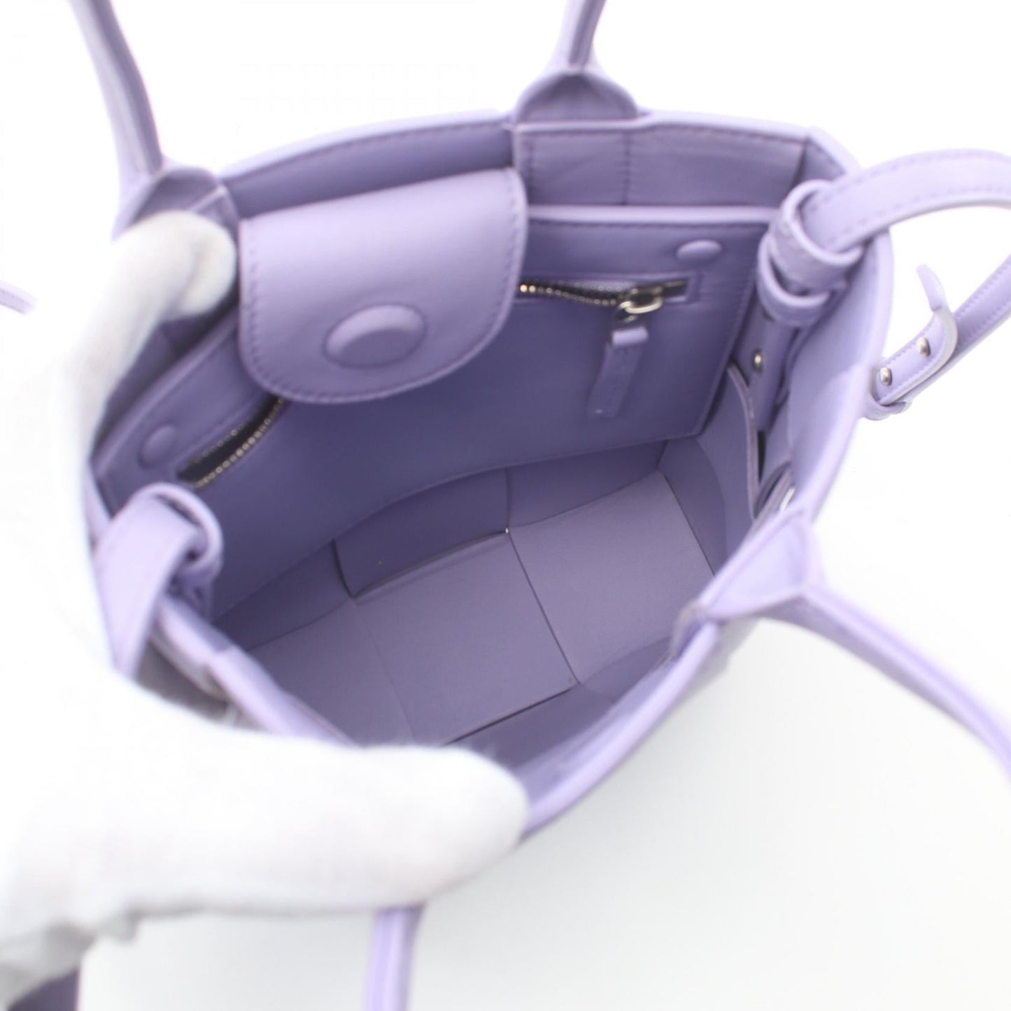 Bottega Veneta Mini Cassette Leather Tote Bag