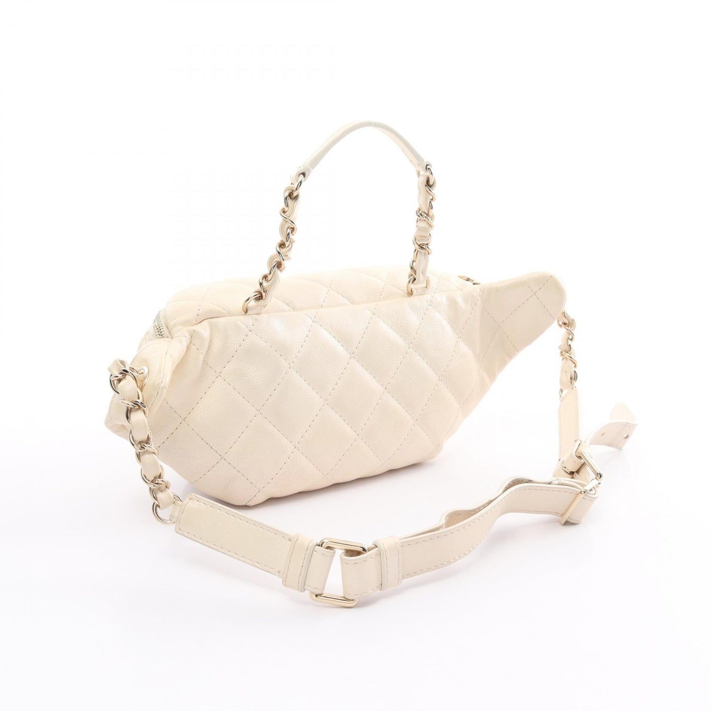 Chanel Quilted Leather Belt Bag Leather Belt Bag AS0556 in New Condition