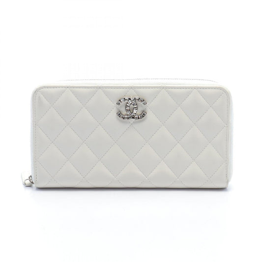 Chanel Matelasse Coco Mark Leather Wallet