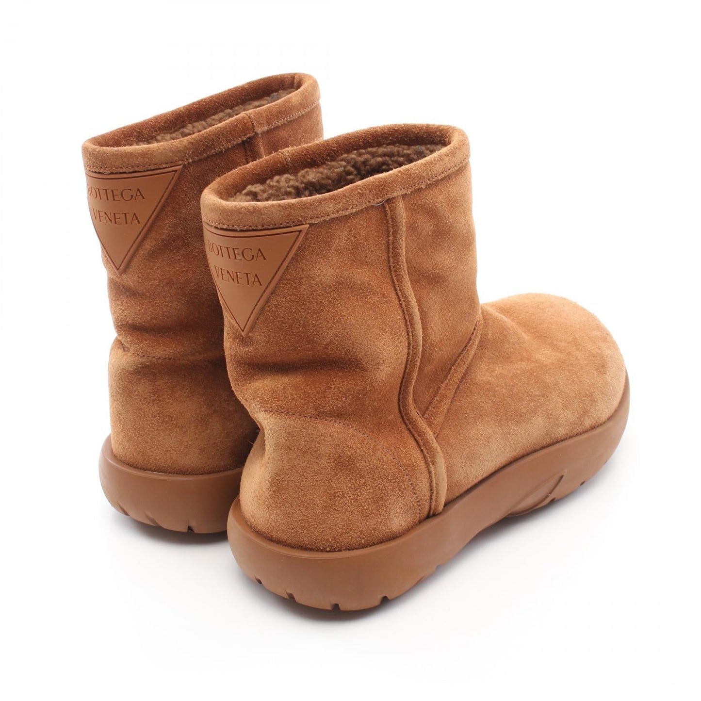 Bottega Veneta Suede Snap Ankle Boots