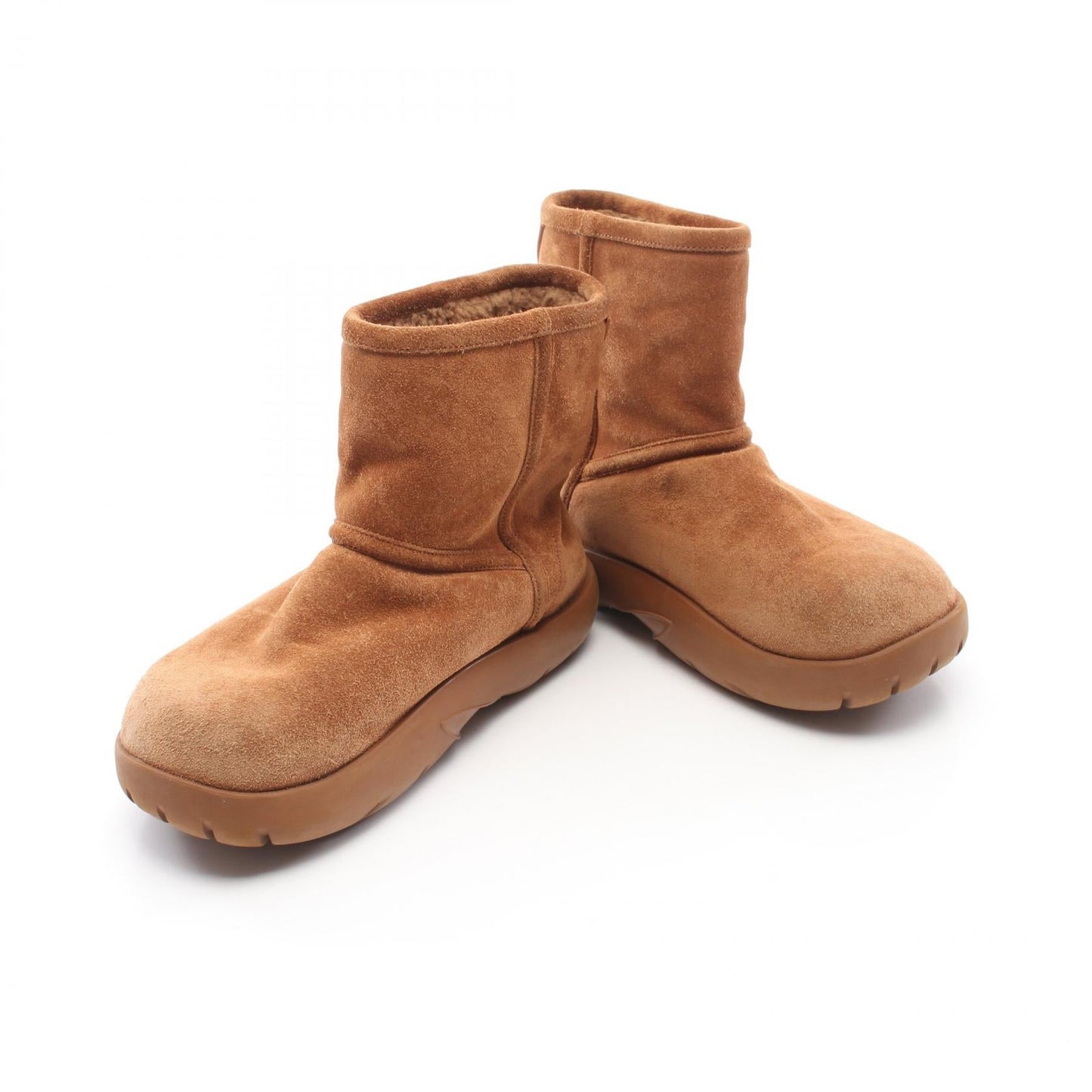 Bottega Veneta Suede Snap Ankle Boots