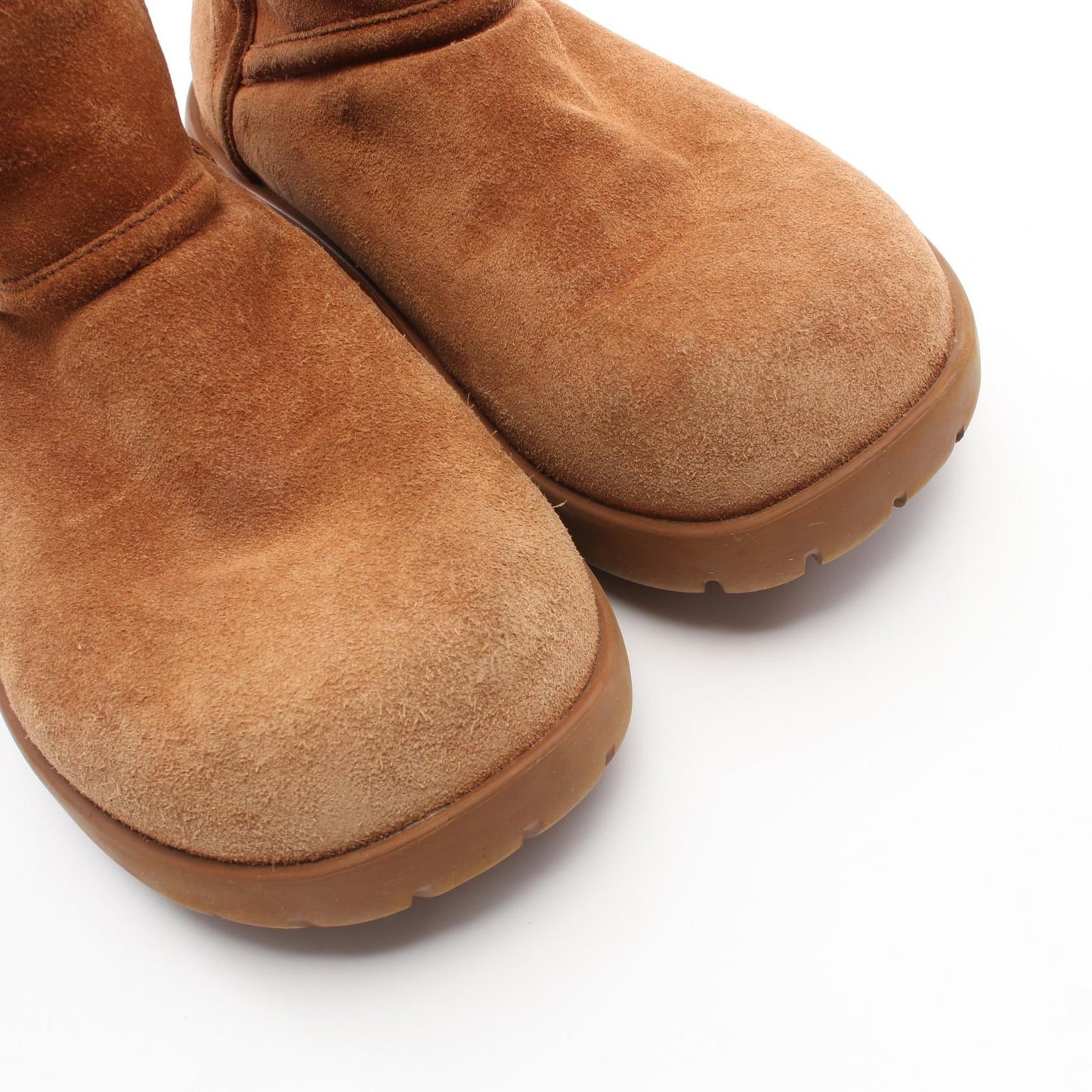 Bottega Veneta Suede Snap Ankle Boots