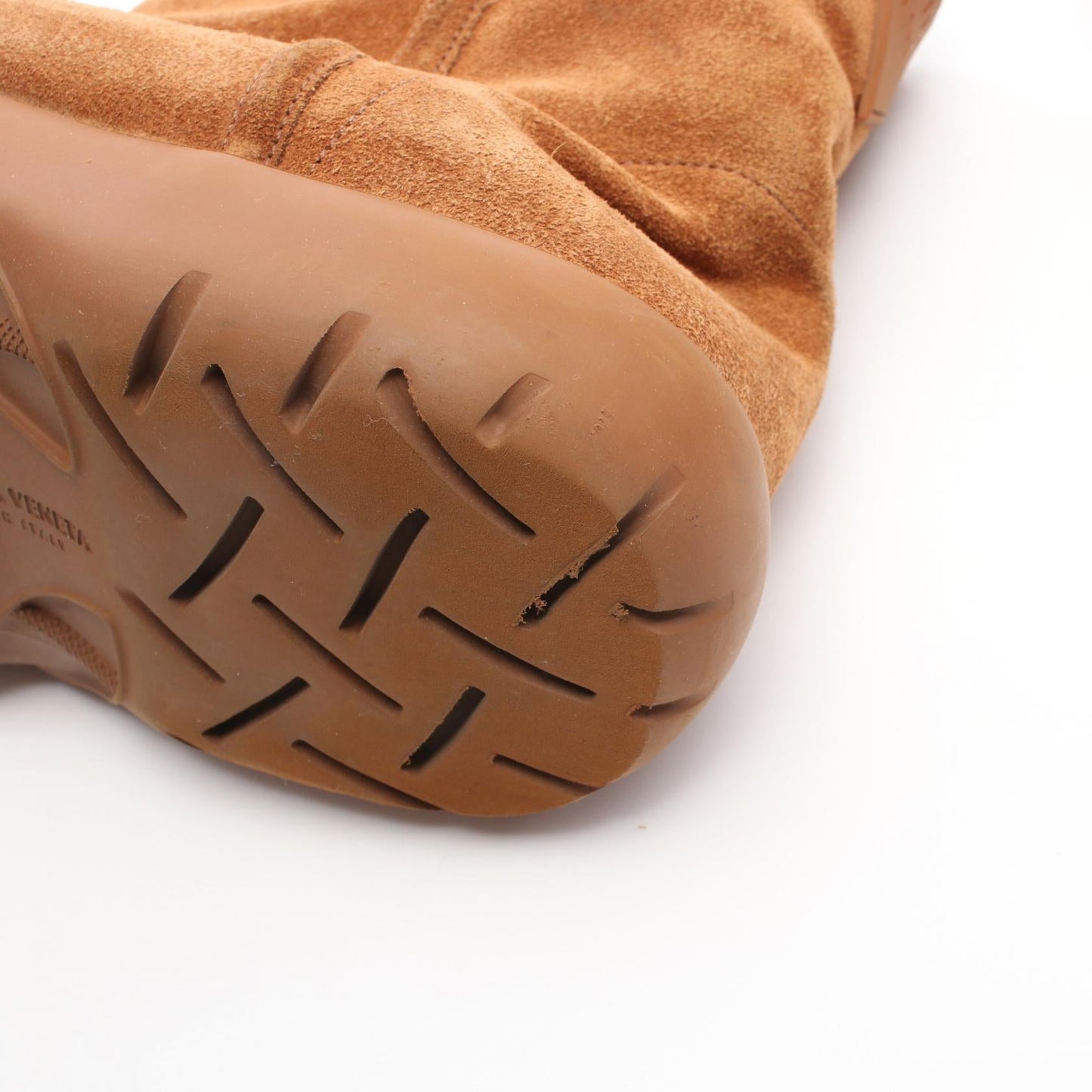 Bottega Veneta Suede Snap Ankle Boots