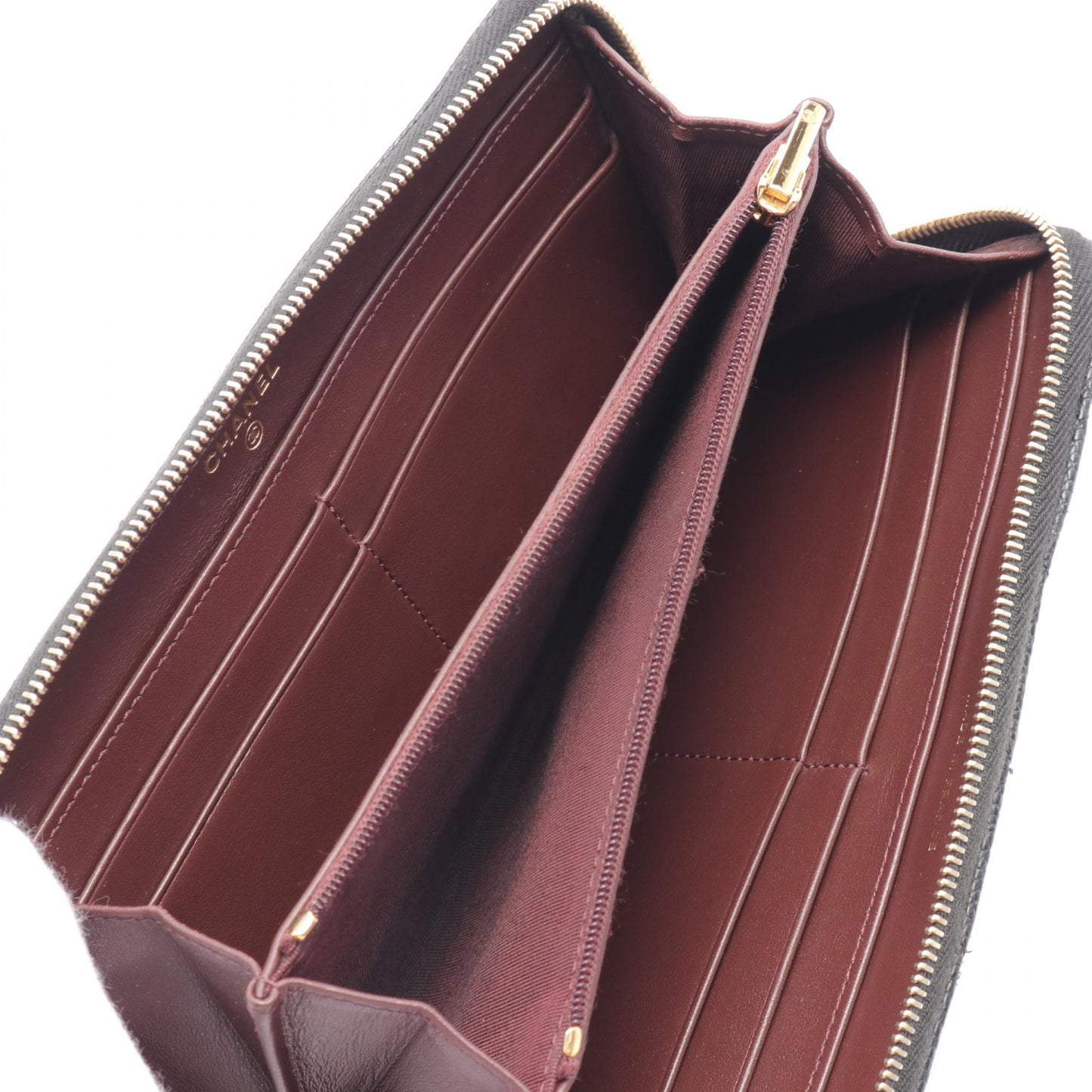 Chanel Classic Long Zip Wallet Black AP0242