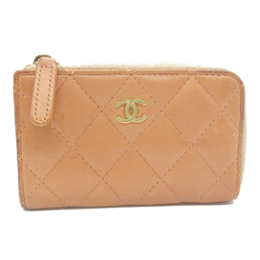 Chanel Lambskin Matelasse Coin Case AP0221