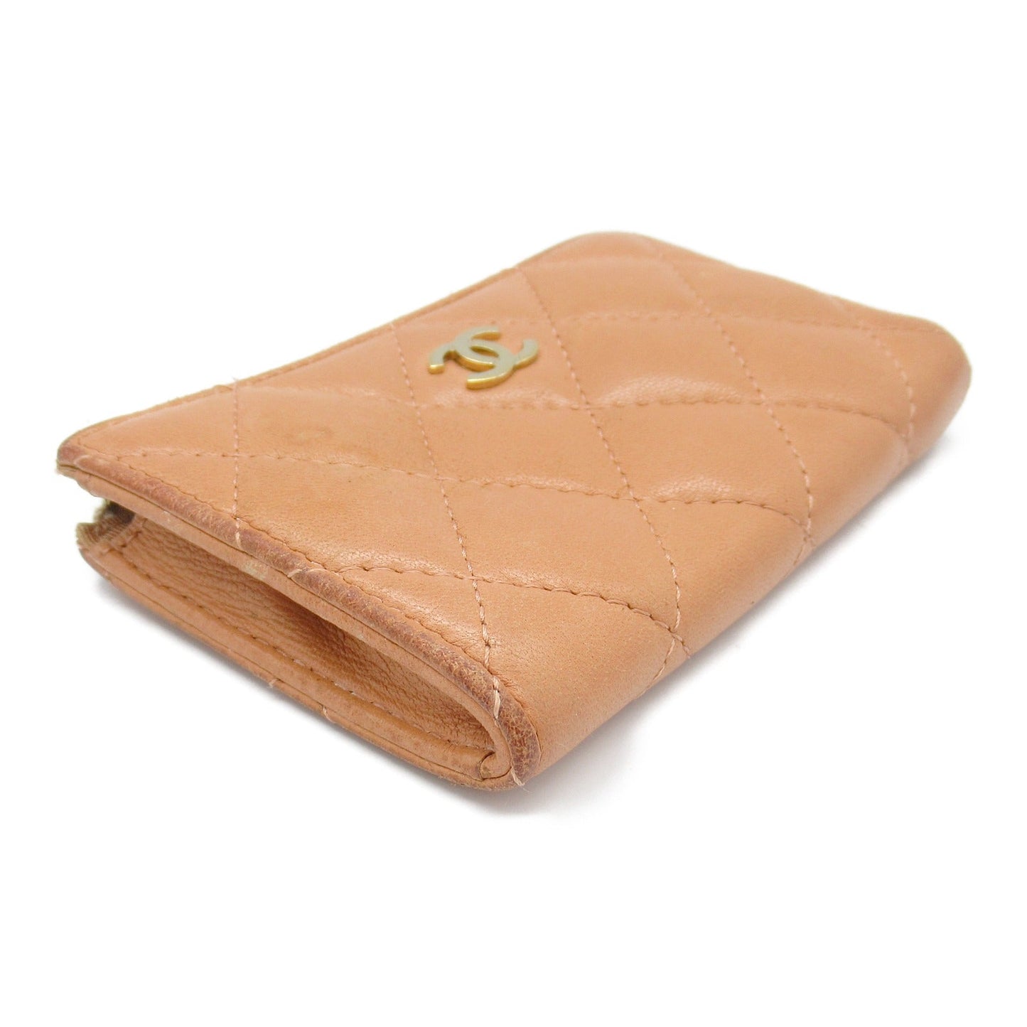 Chanel Lambskin Matelasse Coin Case AP0221