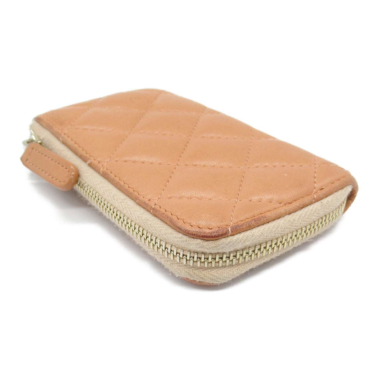 Chanel Lambskin Matelasse Coin Case AP0221